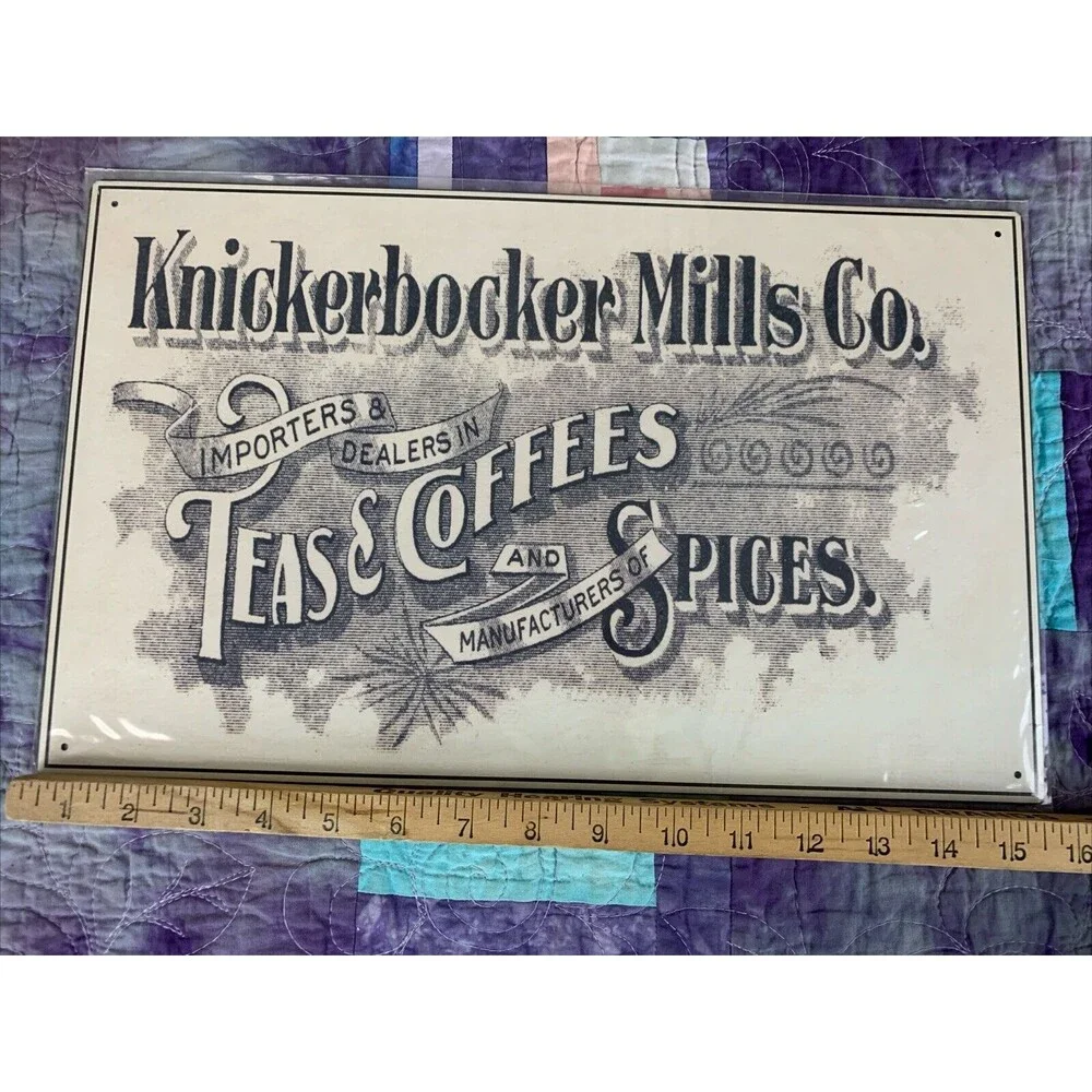 Knickerbocker Mills Co.  Ohio Wholesale Inc 16x10 Rustic Retro Metal Signs Decor